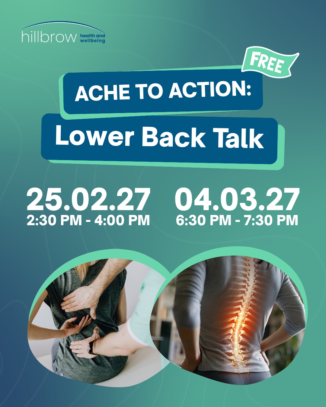 Ache to Action: Lower Back Talk